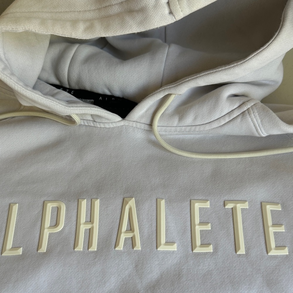 Alphalete Light Gray Hoodie - Picture 2 of 5